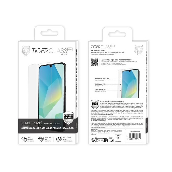 TIGER GLASS LITE VT SAMSUNG GALAXY A17 4G-5G/A26 5G/A16 4G-5G