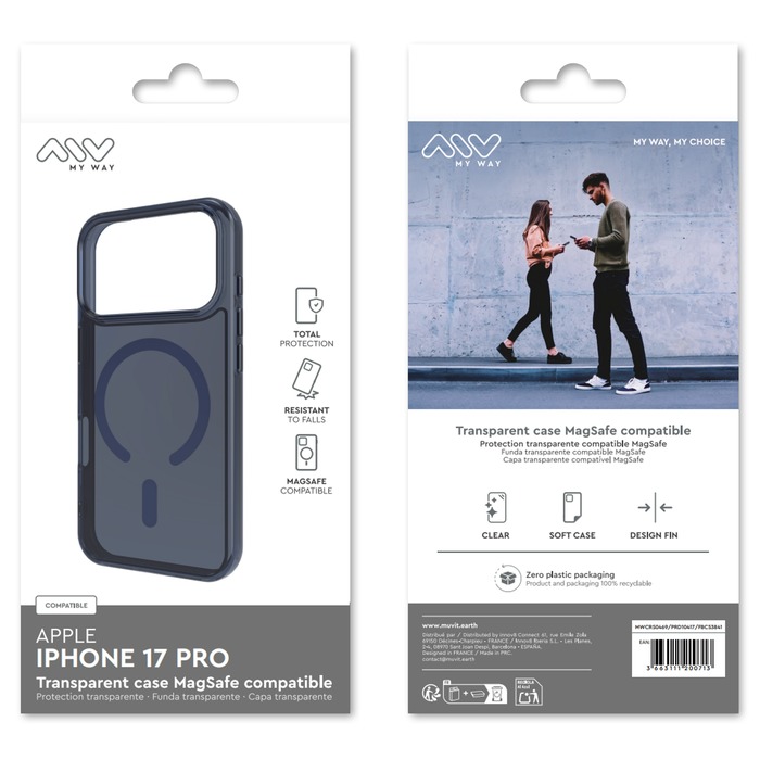 COQUE MAGSAFE BLEU INDIGO IPHONE 17 PRO