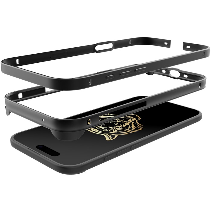 TIGER CASE METAL BUMPER NOIR IPHONE AIR