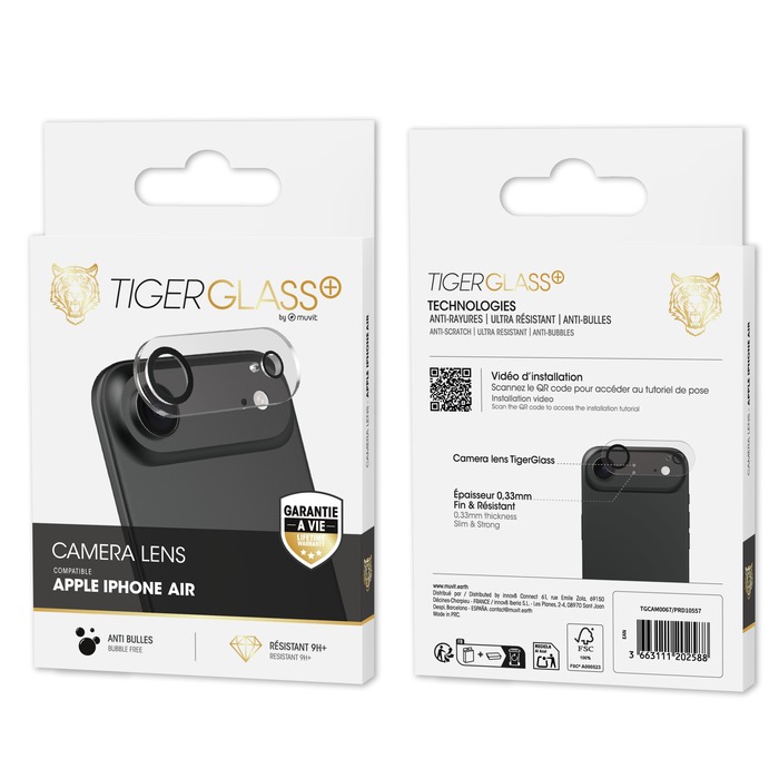 TIGER GLASS PLUS CAMERA LENS IPHONE AIR