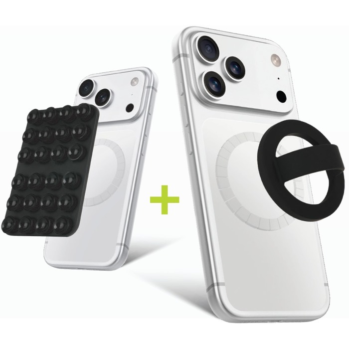 PACK MAGSAFE VENTOUSE NOIR + CIRCLE GRIP NOIR