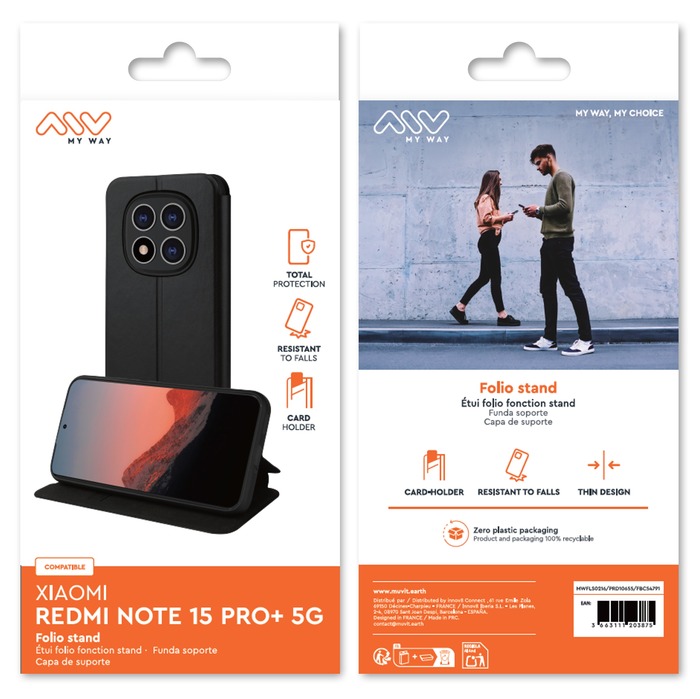 FOLIO STAND XIAOMI REDMI NOTE 15 PRO+ 5G