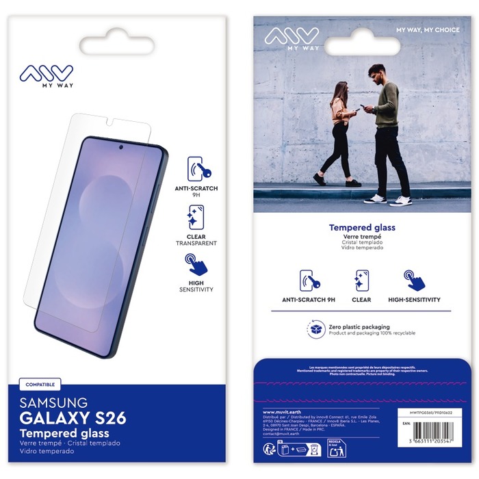 VERRE TREMPE SAMSUNG GALAXY S26