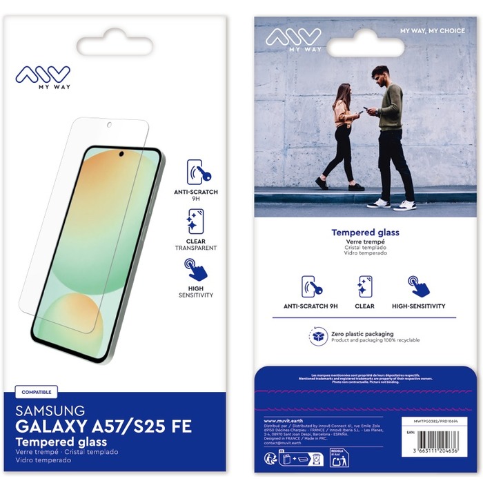 VERRE TREMPE SAMSUNG GALAXY A57/S25 FE