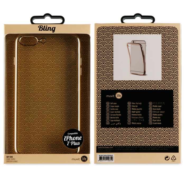 COQUE BLING OR: APPLE IPHONE 6+/6S+/7+/8+
