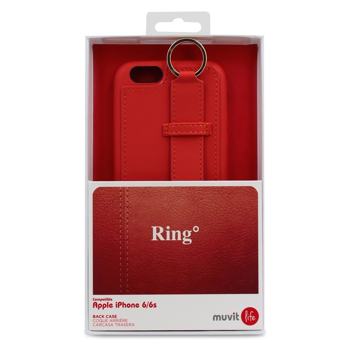 COQUE RING ROUGE: APPLE IPHONE 6/6S/7/8