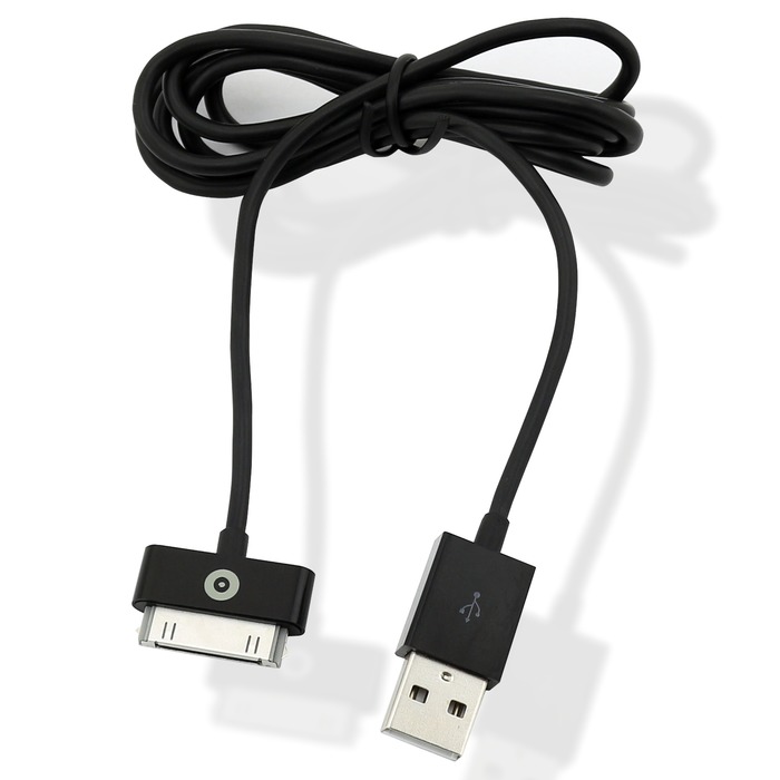 CABLE SPRING STRAIGHT CHARGE &amp; SYNC 2.1A USB/30PIN 3M NEGRO