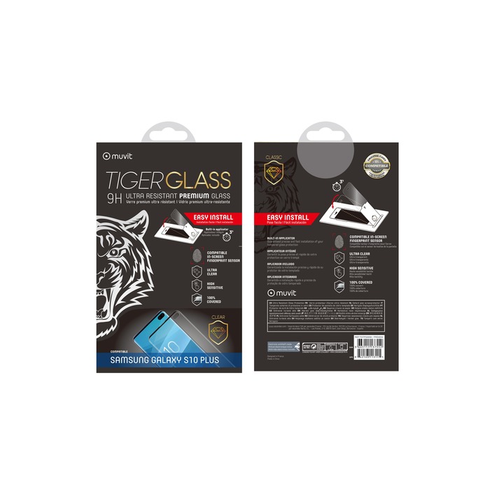 TIGER GLASS VERRE TREMPE: SAMSUNG GALAXY S10+