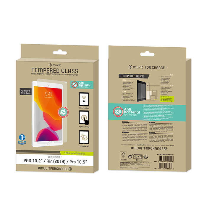 TEMPERED GLASS : APPLE IPAD 10.2