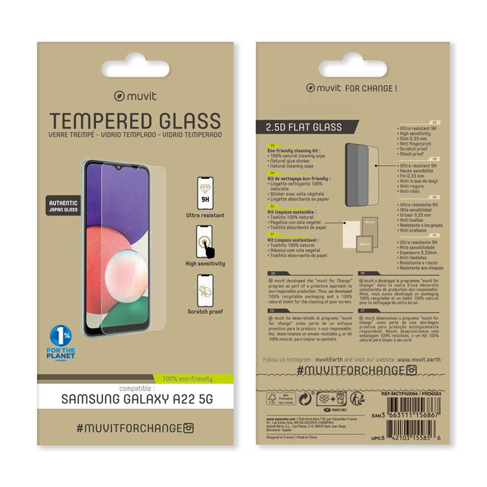 TEMPERED GLASS SAMSUNG A22 5G