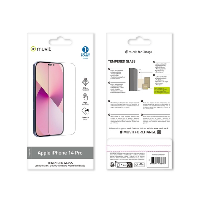 IPHONE 14 PRO TEMPERED GLASS