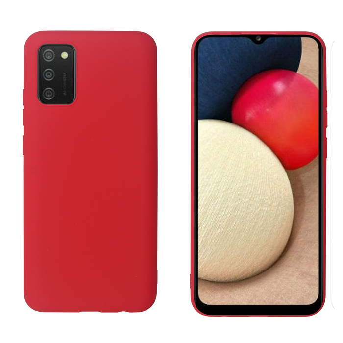 COQUE COLORED TPU ROUGE SAMSUNG GALAXY A02S