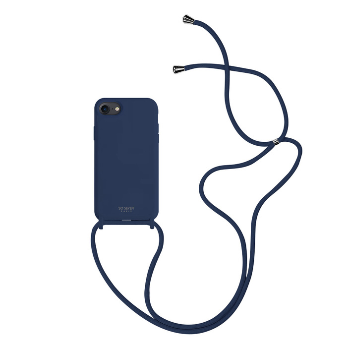 SMOOTHIE CORD SHELL AZUL : APPLE IPHONE SE/8/7