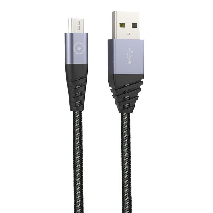 TIGER POWER CABLE ULTRA RESISTANT USB-A MICRO-USB 2M GRIS