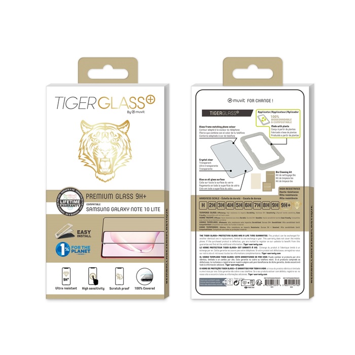 TIGER GLASS PLUS VERRE TREMPE: SAMSUNG GALAXY NOTE 10 LITE
