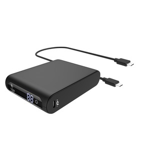TIGER POWER POWERBANK 20000MAH PD + QC WITH 2 USB-C CABLES BLACK