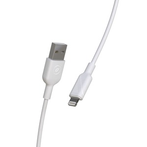 CABLE USB A/LIGHTNING MFI 1.2M BLANC