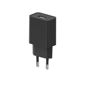 MAINS CHARGER 12W USB-A BLACK