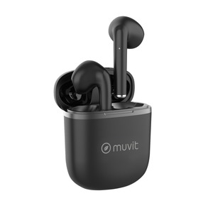 PURE BLUETOOTH EARBUDS + BLACK MICROPHONE