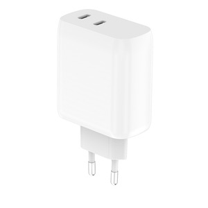 MAINS CHARGER 40W 2 USB-C WHITE