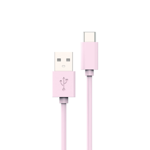 USB-A USB-C CABLE 1M PINK