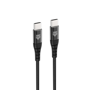 TIGER POWER LITE USB-C REINFORCED CABLE 1.2M BLACK