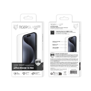 TIGER GLASS LITE TEMPERED GLASS IPHONE 15 PRO LIFETIME WARRANTY