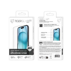 TIGER GLASS LITE TEMPERED GLASS IPHONE 15 PLUS LIFETIME WARRANTY