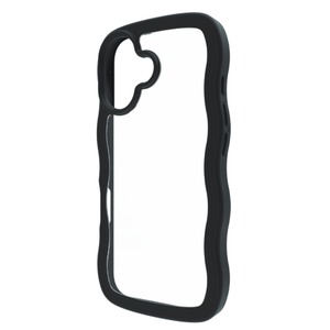 IPHONE 16 BLACK WAVY SHELL