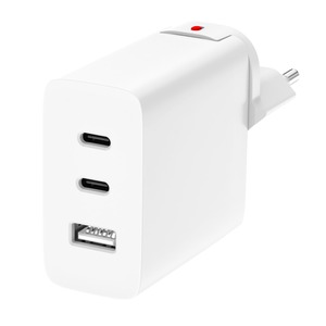 CHARGEUR SECTEUR MONDE EU/US/UK/AUS 30W 2 USB-C USB-A