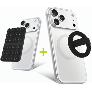 PACK MAGSAFE VENTOUSE NOIR + CIRCLE GRIP NOIR