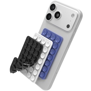 PACK 3 VENTOUSES UNIVERSELLES NOIR/BLANC/BLEU FONCE