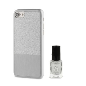 SILVER GLITTER SHELL: APPLE IPHONE 6/6S/7/8
