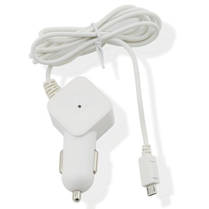 CHARGEUR VOITURE 1A MICRO-USB 1.2M BLANC