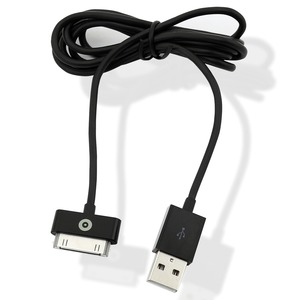 SPRING CABLE STRAIGHT CHARGE &amp; SYNC 2.1A USB/30PIN 3M BLACK