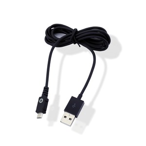 SPRING CABLE STRAIGHT CHARGE AND SYNC 2.1A USB/MICRO-USB 3M BLACK