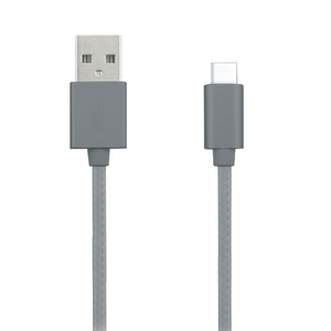 TAB CABLE TRESSE METAL 3A TYPE C 1M ANTHRACITE