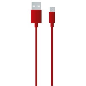 MY CABLE MICRO USB 2M ROUGE