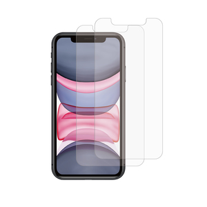 IPHONE 11/XR FLAT TEMPERED GLASS 2 PACK