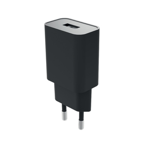 MAINS CHARGER 12W USB-A BLACK