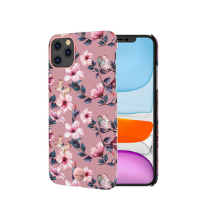 PREMIUM CRYSTAL SEOUL HIBISCUS PINK SHELL: IPHONE 11 PRO