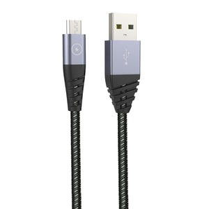TIGER POWER CABLE ULTRA RESISTANT USB-A MICRO-USB 1,2M GREY