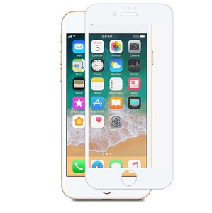 TIGER CURVED TEMPERED GLASS DEDICATED MACHINE FRAME WHITE: IPHONE 6/7/8
