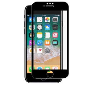 TIGER CURVED TEMPERED GLASS DEDICATED MACHINE FRAME BLACK: IPHONE 6/7/8